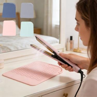 Imagem de Tapete de mesa resistente ao calor de silicone antiderrapante, folha grande resistente ao calor para pintura, protetor de mesa, jogo americano