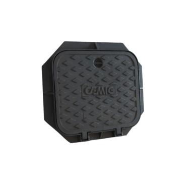 Imagem de Tampa Tampão de Chão ZBP Articulado de Ferro Fundido 45x53cm