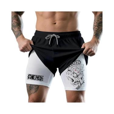 Imagem de Shorts De Verão Para Homens E Mulheres, Dupla Camada, Estilo Casual Pa