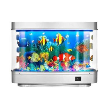 Imagem de Luminária Noturna Para Aquário De Peixes Tropicais Com Movimento, Lâmp