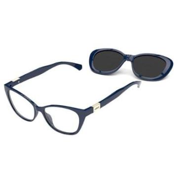 Imagem de Armação Óculos Colcci Bandy 2 C6123k6952  Brilho Clip On Polarizado-Feminino