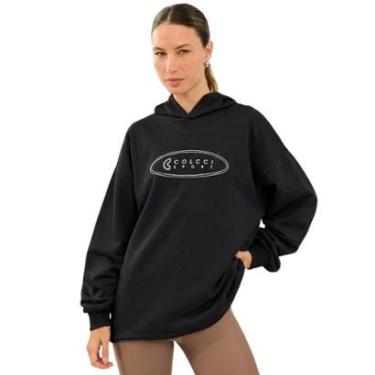 Imagem de Moletom Colcci Comfort Com Capuz Preto Feminino-Feminino