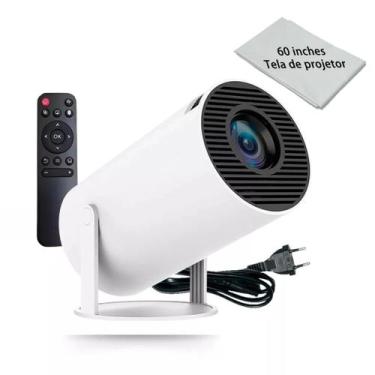 Imagem de Mini Projetor Portátil HY300 4K HD Android 13 WiFi6