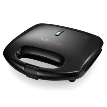 Imagem de Sanduicheira E Grill Brunch Time 800W 2 Em 1 Elgin Preto 110V, 110V