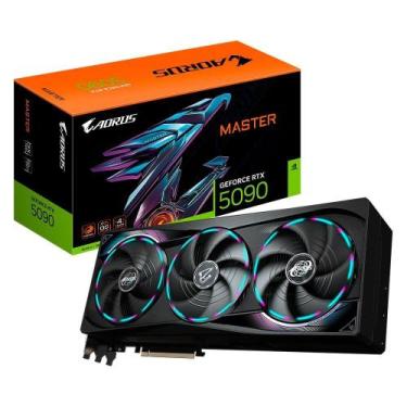 Imagem de Placa de Vídeo Gigabyte RTX 5090 AORUS MASTER 32G NVIDIA GeForce, 32GB