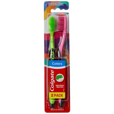 Imagem de Escova Dental Colors Com 2 Unidades Colgate