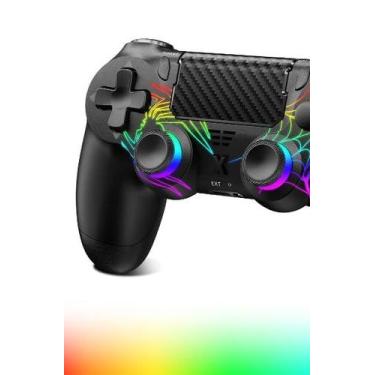 Imagem de Controle sem fio para PS4 Puiseno RGB 1000 mAh com touchpad