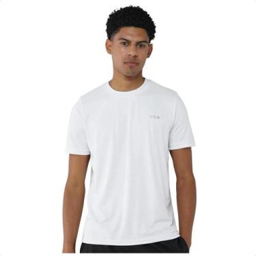 Imagem de Camiseta Fila Sports II Masculina, G, Branco