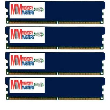 Imagem de MemoryMasters 16 GB (4 x 4 GB) DDR3 DIMM (240 pinos) 1333 Mhz PC3 10600 / PC3 1066 (9-9-9-25) Kit de 16 GB com dissipador de calor para resfriamento extra