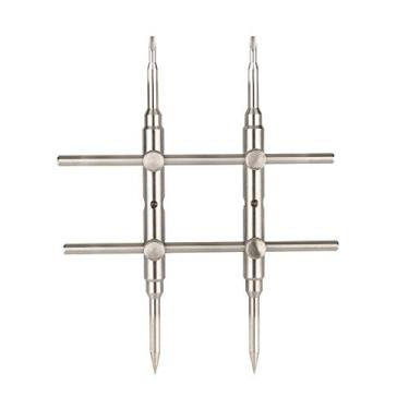 Imagem de Chave de reparo de câmera, ferramenta de manutenção de câmera de aço inoxidável, chave de lente profissional prateada para lentes de câmera DSLR