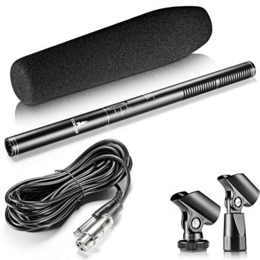 Imagem de Microfone HT-81 Shotgun Super Unidirecional Ultra-cardióide Condensador