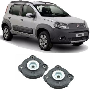 Imagem de Coxim do Amortecedor Fiat Uno Vivace Dianteiro 2010 Até 2020 O Par
