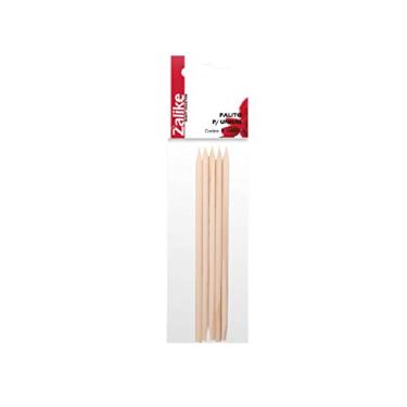 Imagem de Zalike - Palito Unha Zalike Madeira 13Cm C/05 Ponta Chanfrada -834