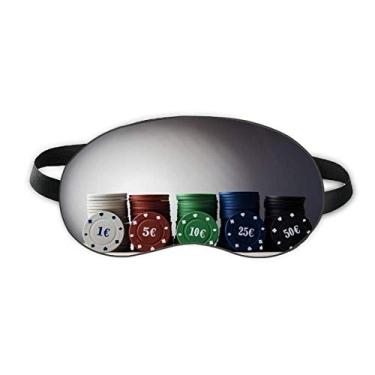 Imagem de Jogo de cartas Chip Card Gambling Photo Sleep Eye Shield Capa para sombra noturna macia