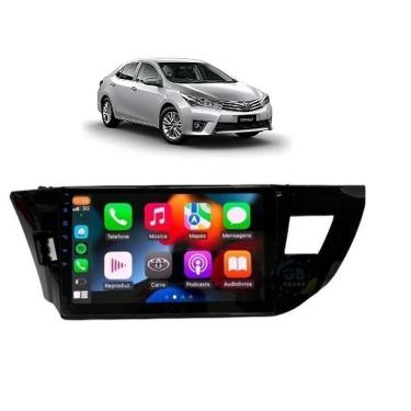 Imagem de Kit Multimídia Corolla 2015 até 2017 CarPlay AndroidAuto 9 Pol USB BT FM