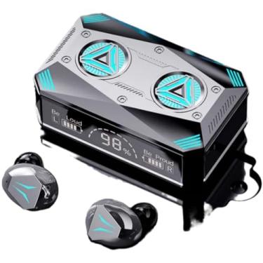 Imagem de Fone Sem Fio Para Celular Smartphone Gamer Bluetooth 5.3 Longo Alcance Bateria Longa Duração Ideal Para Academia Trabalho Caminhada com Powerbank Integrado para Carregar Seu Celular