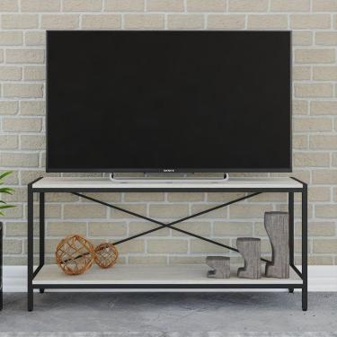 Imagem de Rack para TV até 50 Polegadas 2 Prateleiras Industrial 120cm Active Yescasa Snow