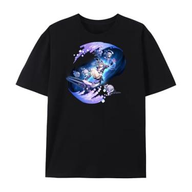 Imagem de Honkai: Camiseta pesada Star Rail, camiseta KAFKA, camiseta gráfica KAFKA Honkai: camiseta Star Rail Fan Made para mulheres e homens, Lobo prateado, G