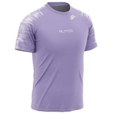 Imagem de Camiseta Raglan Unissex Pilates Tecnodots Roxo-Unissex