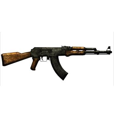 Imagem de Bargain Max Decals Adesivo AK-47 Assault Rifle Silhouette Window Laptop Car 8 polegadas