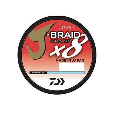 Imagem de Linha trançada redonda trançada Daiwa J-Braid 300M 8 fios