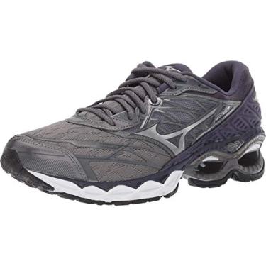 Imagem de Mizuno Wave Creation 20 Tênis de corrida masculino, Stormy Weather/Prata, 39