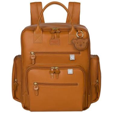 Imagem de Mochila Maternidade Multifuncional Urban com Trocador Teddy Caramelo M