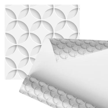 Imagem de Papel De Parede Adesivo Círculo E Losango Abstrato 2,80M - Plimshop