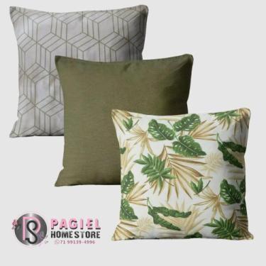 Imagem de Kit Com 3 Capas de almofada 40cmx40cm - Pagiel HomeStore