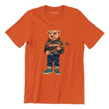 Imagem de Camiseta T-shirt Gola Redonda Unissex Algodão Urso Teddy Tech - Genuin
