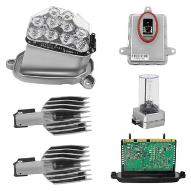 Imagem de LUKYUCHA Kit de diodo de módulo LED de lâmpada de lastro de xênon, módulo de seta do lado esquerdo, serve para BMW Série 5 M5 528i 535i 550i xDrive 2011-2013, substitui a peça 63117237647 63117316217