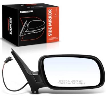 Imagem de A-Premium Espelho retrovisor elétrico do lado do passageiro - compatível com Volkswagen Jetta 1999-2007, Golf 1999-2006 - Espelho retrovisor externo externo dobrável manual aquecido - Substituição #