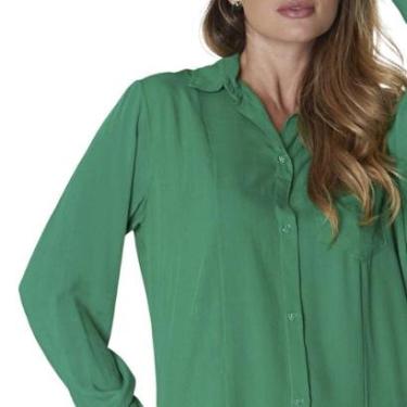 Imagem de Chemise Blusa Saída Praia Verão Vestidão Moda Lançamento Top-Feminino