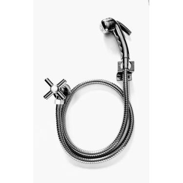 Imagem de Ducha Higiênica C34 - 1/4v Metal Com Gatilho Abs Cromado - Reino das T