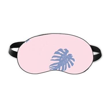 Imagem de Blue Powder Abstract Plants Art Sleep Eye Shield Soft Night Vlindfold Shade Cover