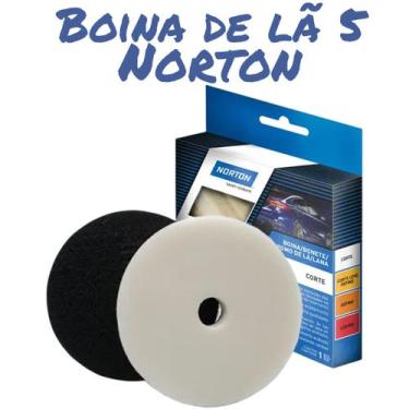 Imagem de Boina de Lã Mono Face Branca Automotivo - Norton 5, 1 Unidade