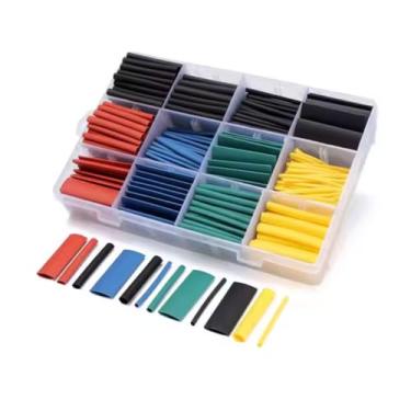 Imagem de Espaguete Isolante Termo Retrátil Colorido Kit Com 560 Peças