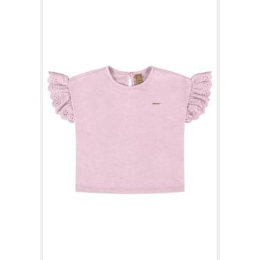 Imagem de Blusa Infantil em Meia Malha Flamê Up Baby, Roxo, 12