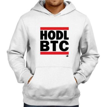 Imagem de Moletom Hodl BTC - Foca na Moda, Branco, G