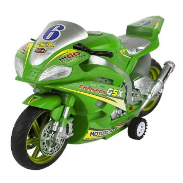 Imagem de Brinquedo Para Criança Moto Superbike A Fricção Com Som Luz