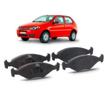 Imagem de Kit Pastilha Freio Dianteira Fiat Palio 1.0 2009 2010 20112012 - METAL