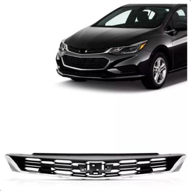 Imagem de Grade Radiador Cruze 2017 2018 2019 Superior Cromado - SP ACESSÓRIOS