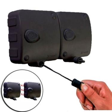 Imagem de Varal Retrátil Automatico Parede Corda 2 Modulos Stendmax 6m Preto - M