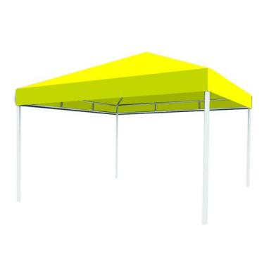 Imagem de Tenda piramide 4,50x4,50 metros - Goiania Tendas, Amarelo, 3,00m