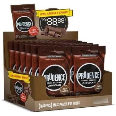 Imagem de Preservativo Lub. Prudence Cor & Sabor Chocolate 36un (12x3) - prudenc