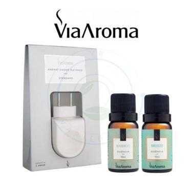 Imagem de Aparelho Aromatizador Difusor de Ambiente Elétrico Standard Branco Via