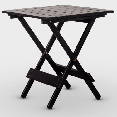 Imagem de Mesa Dobrável 70x70 Cor Preta