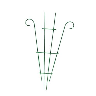 Imagem de IEUDNS Suporte para vasos de plantas, treliça, suporte para flores, vasos de flores à prova de ferrugem, estrutura de ferro, para plantas, para e, Verde