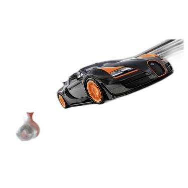 Imagem de Papel De Parede 3D Carro Bugatti Veyron Pista 3,5M Car07 - Você Decora