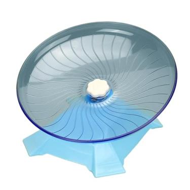 Imagem de Fenteer Roda para Hamster com de Rolamento, Itens para Gaiola de Brinquedo, Azul